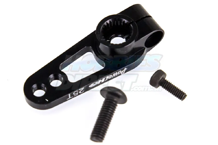 Power HD Black Aluminium 25T Servo Horn SR8